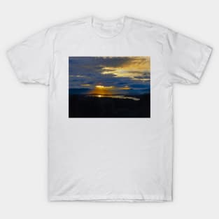 Sunset landscape photography lakeview T-Shirt